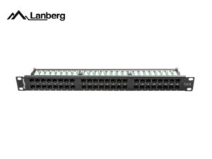 Patch Panel 48 Port 1U Cat.6 Black