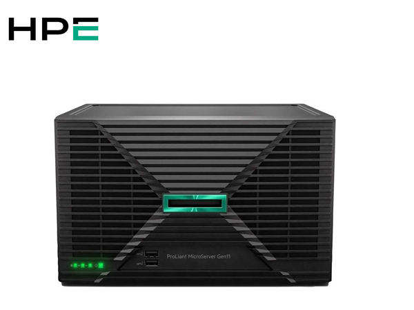 HPE ProLiant MicroServer Gen11 6325P 3.5GHz 4c 1P 1x32GB-U 4LFF-NHP 2x4TB HDD 1x180W PS EU Server