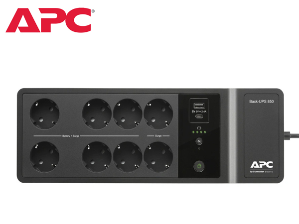 APC Back-UPS 850VA, 230V, porty ładujące USB typu C i A