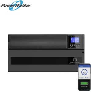 UPS RACK POWERWALKER VFI 6000 ICR IOT PF1 ON-LINE 6000VA TERMINAL USB-B RS-232 LCD 5U